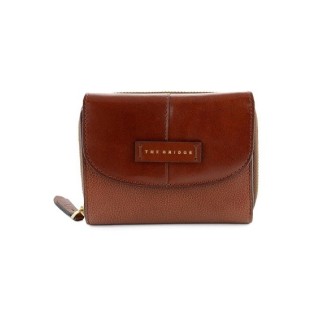 The Bridge Elisabetta women's large zip wallet brown 017014BX