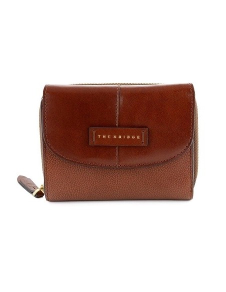 The Bridge Elisabetta women's large zip wallet brown 017014BX