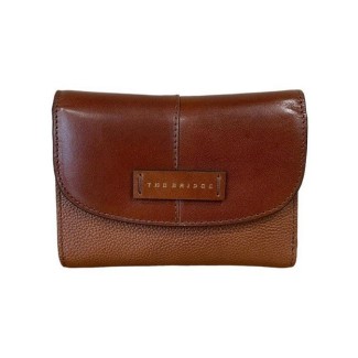 Mittlere Damenbrieftasche von The Bridge Elisabetta, braun – 017004BX