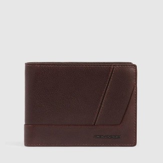 Piquadro Geldbörse aus dunkelbraunem Leder – PU4188S129R/TM