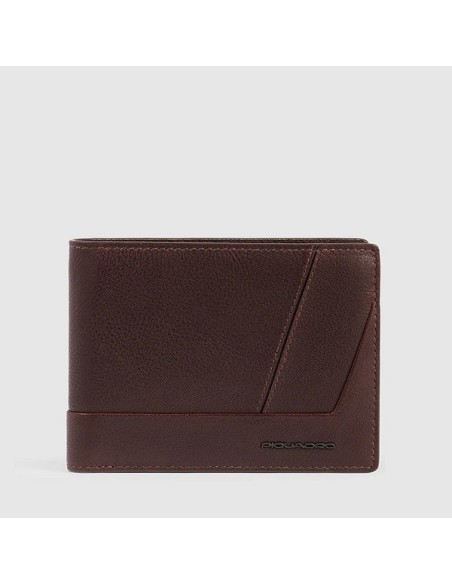 Piquadro Geldbörse aus dunkelbraunem Leder – PU4188S129R/TM