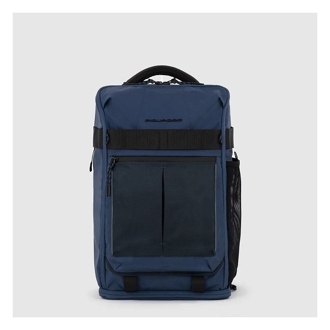 Fahrradrucksack aus blauem Piquadro Arne-Stoff – CA5998S125L/BLU