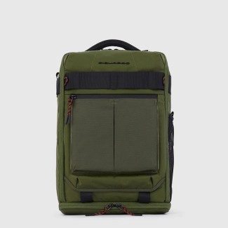Zaino da bici in tessuto Piquadro Arne verde militare - CA5999S125L/VE
