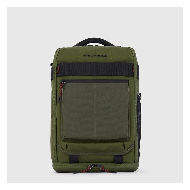Bike backpack in military green Piquadro Arne fabric - CA5999S125L/VE
