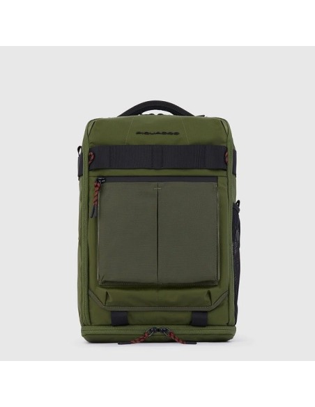 Bike backpack in military green Piquadro Arne fabric - CA5999S125L/VE