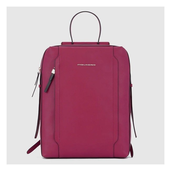 Piquadro Circle Damen-Lederrucksack in Fuchsia – CA4576W92/R7