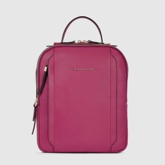Piquadro Circle small women's backpack in fuchsia leather CA5566W92/R7