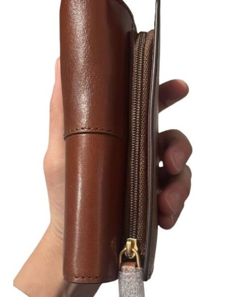 Mittlere Damenbrieftasche von The Bridge Elisabetta, braun – 017004BX