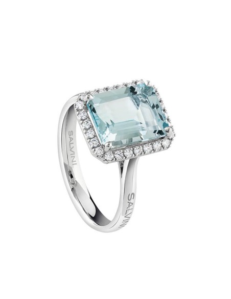 Salvini Sorrento Ring mit Aquamarin und Diamanten 20086616