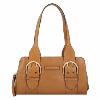 Borsa donna The Bridge linea Elena in pelle Cognac - 041624CU