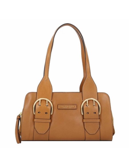 Borsa donna The Bridge linea Elena in pelle Cognac - 041624CU
