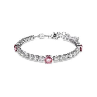Swarovski Tennis Matrix Armband Weiß und Rosa M – 5666421