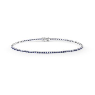 Bracciale Tennis Bliss in oro e Zaffiri blu naturali 0,90ct - 20104370