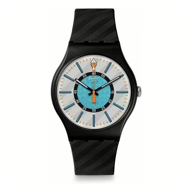 Swatch Power Of Nature schwarze Uhr New Gent – SO32B119