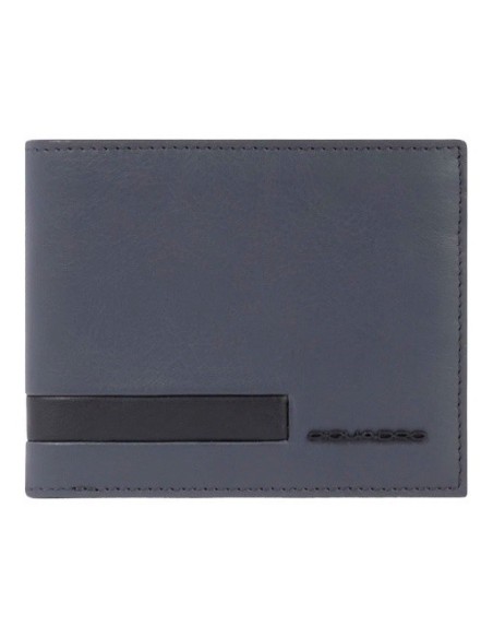 Piquadro black leather wallet - PU4518S133R/N
