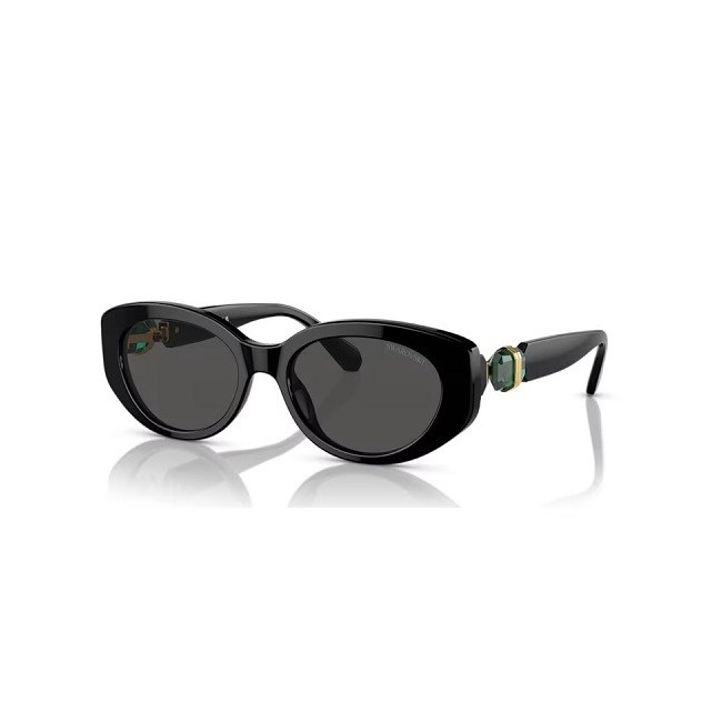 Black Swarovski Lucent women's sunglasses - 5691656