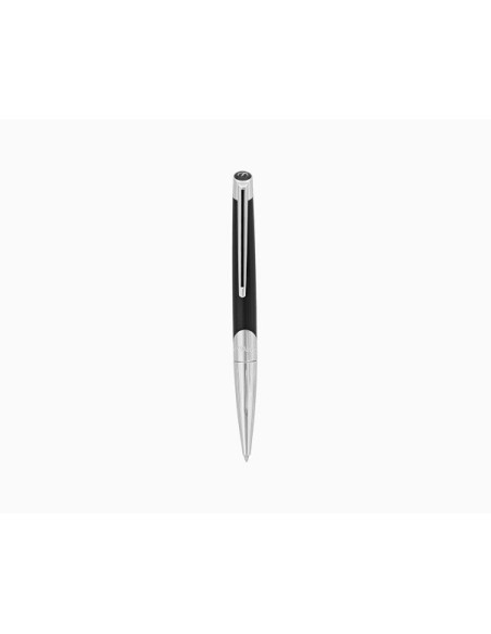 Dupont ballpoint pen Defi Millenium black and steel - 405706