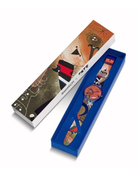 Swatch Miro\'s Woman and Birth in the moonlight watch - SO29Z136