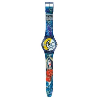 Swatch Chagall's blue circus watch - SUOZ365