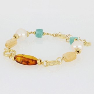 Nivy Grace Armband mit Bernstein – BARP0241#G