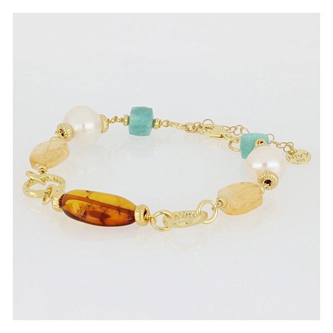 Nivy Grace Armband mit Bernstein – BARP0241#G