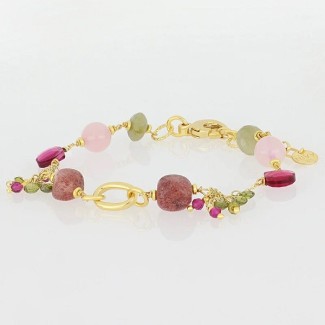 Nivy Vera Armband aus Silber mit Quarz und Achat BARP0400#G