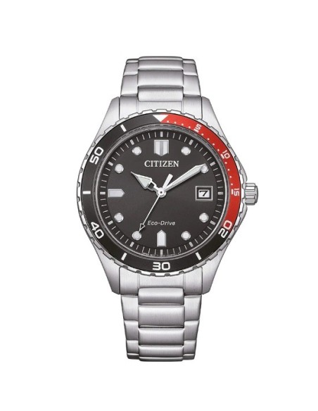 Orologio Citizen Marine nero Eco-Drive AW1820-81E