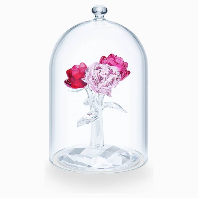 Swarovski Bell with Bouquet of Red Roses - 5493707