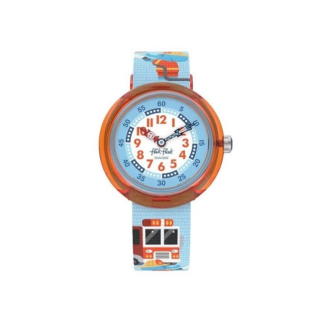 Flik Flak Fire Stopper light blue children's watch - ZFBNP218