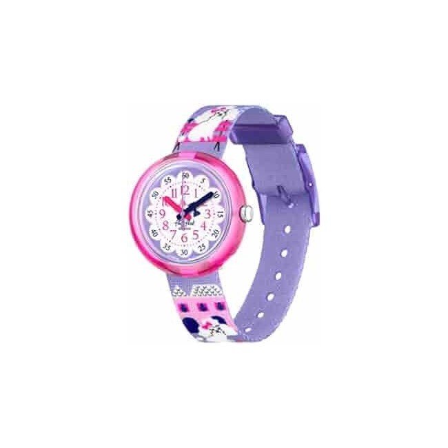 Orologio Bambino Flik Flak Miss Poddle viola - ZFPNP068