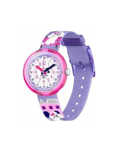 Flik Flak Miss Poddle purple children's watch - ZFPNP068