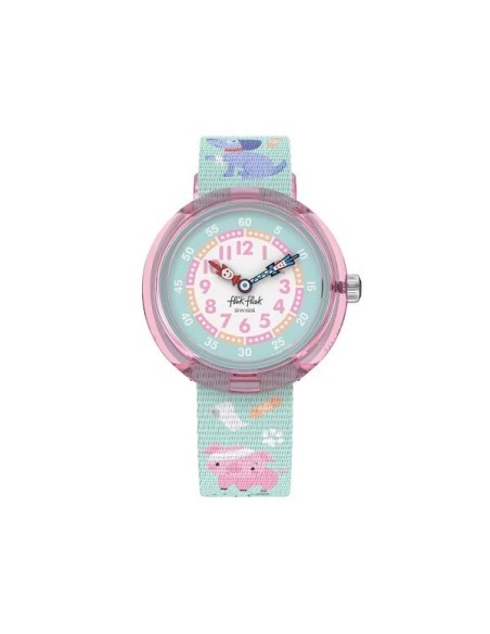 Flik Flak My Spirit Animal wassergrüne Kinderuhr ZFBNP222