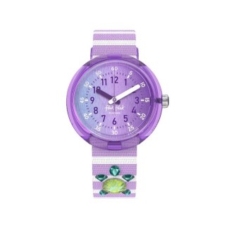 Flik Flak Shining Turtle purple children's watch - ZFPNP148
