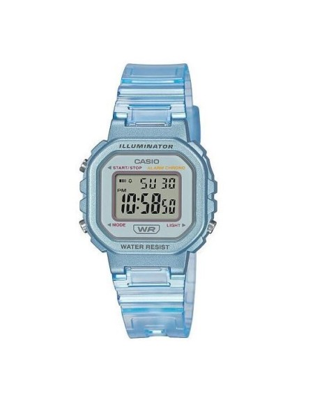 Casio blue light blue digital watch LA-20WHS-2AEF