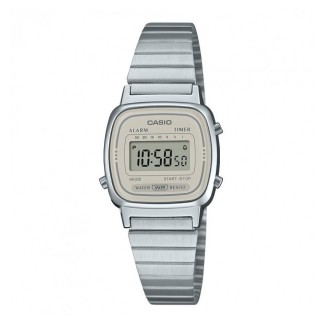 Casio Vintage gray small digital watch LA670WEA-8AEF