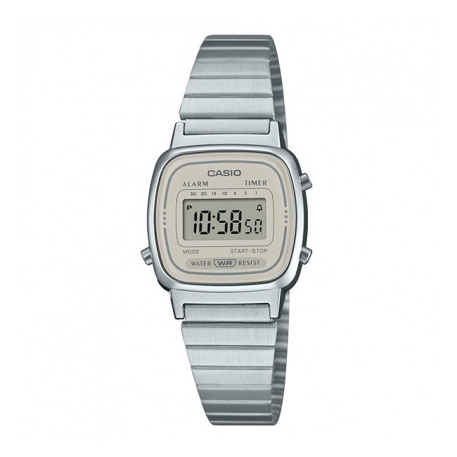 Casio Vintage gray small digital watch LA670WEA-8AEF