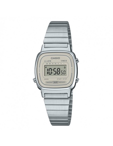 Orologio digitale Casio Vintage grigio piccolo LA670WEA-8AEF