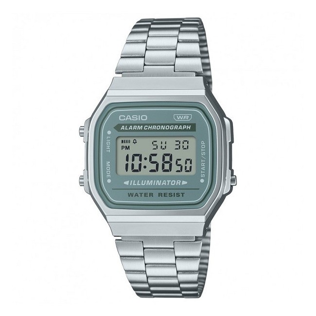 Casio Vintage Iconic grüne Digitaluhr – A168WA-3AYES