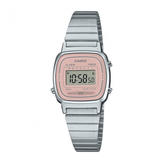 Casio Vintage pink digital watch LA670WEA-4AEF