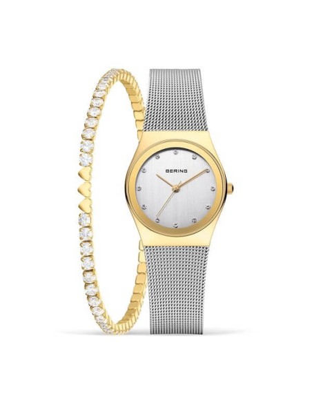 Bering Classic gold women's watch and bracelet - 12927001GWP