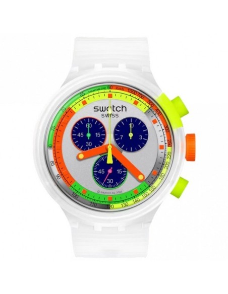 Orologio Swatch Big Bold Chrono Neon Jelly multicolore SB02K100