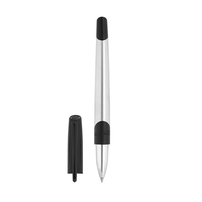 Penna Dupont roller Defi Millenium nero e acciaio - 402004