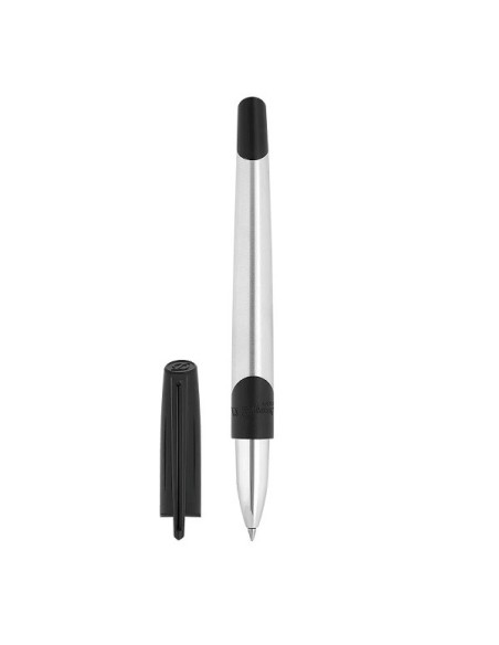 Dupont Tintenroller Defi Millenium Schwarz und Stahl – 402004