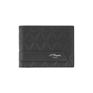 ST Dupont Firehead black leather wallet - 161108