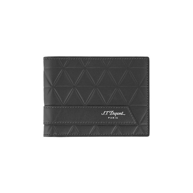ST Dupont Firehead black leather wallet - 161108