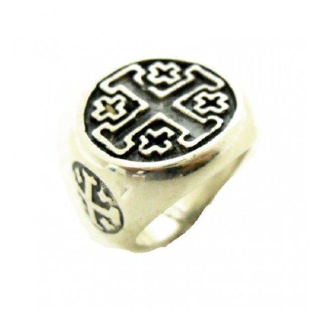 Anello in argento Croce dei crociati - AN442