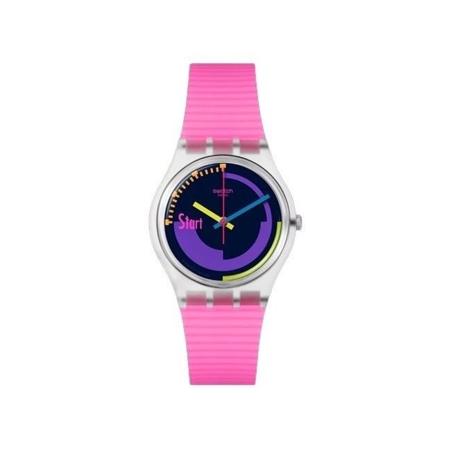 Swatch Neon Pink Podium pink watch - vSO28K111
