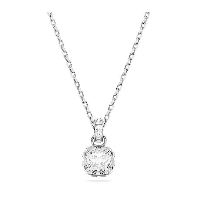 Swarovski Birthstone April necklace with white crystals 5651704