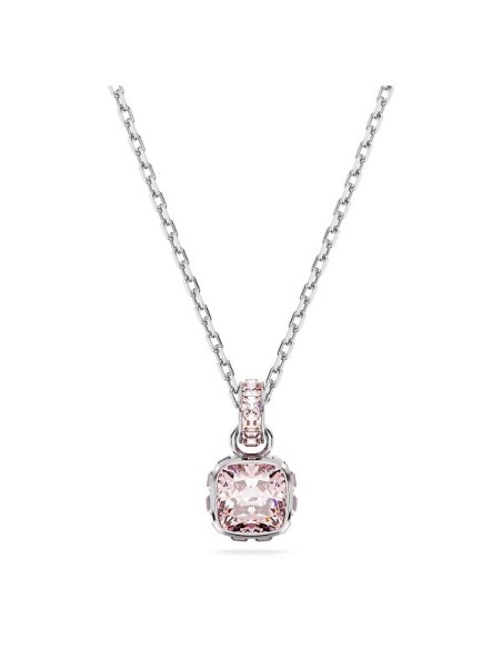 Collana Swarovski Birthstone con cristalli rosa chiaro - 5652044