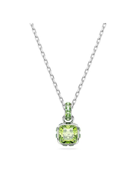 Collana Swarovski Birthstone con cristalli verdi chiaro - 5651706